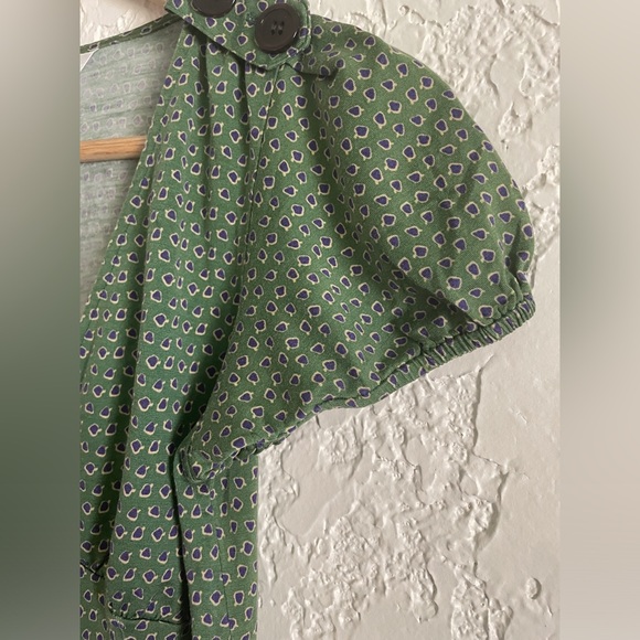 Diane von Furstenberg Green Silk Top Cami - M - Picture 3 of 5